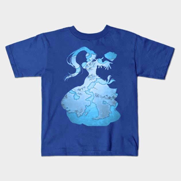 Lyn: Wind's Embrace Kids T-Shirt by Raven's Secret Shop
